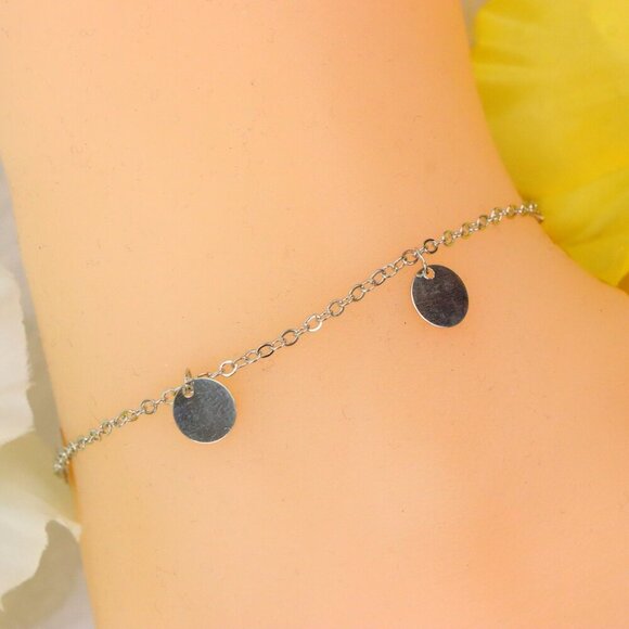 "Minimalist Anklet, Sleek & Modern Design, Women’s Fashion, YC110265-A - Picture 1 of 10